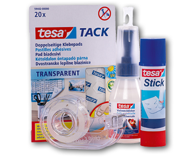 Lot de colles et éléments adhésifs, 4 pièces TESA(R)