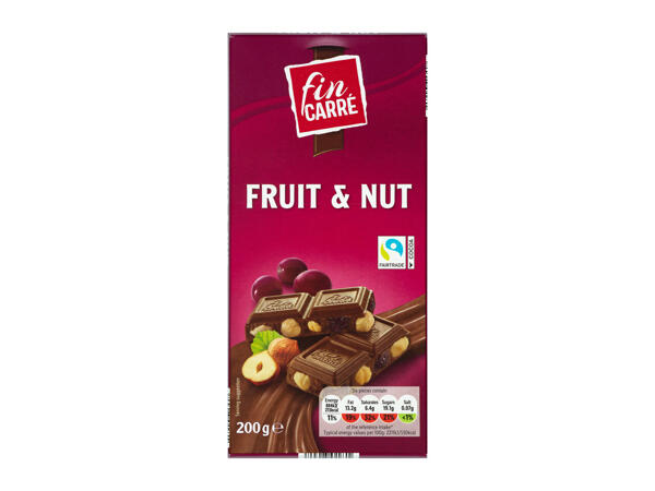 Fin Carré Fruit & Nut Milk Chocolate