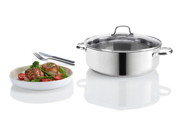 Ernesto 28cm Stainless Steel Casserole