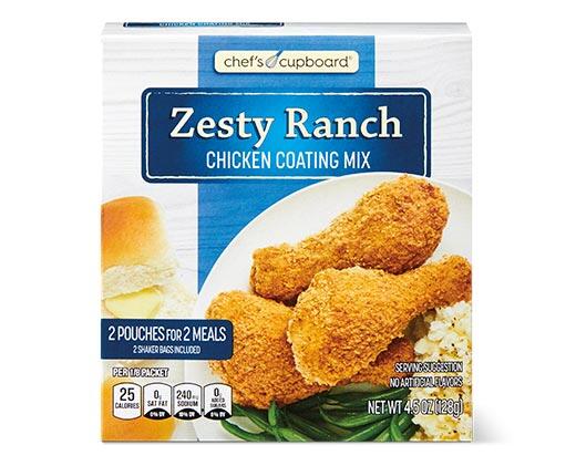 Chef's Cupboard Chicken Coating Zesty Ranch or Honey Bourbon