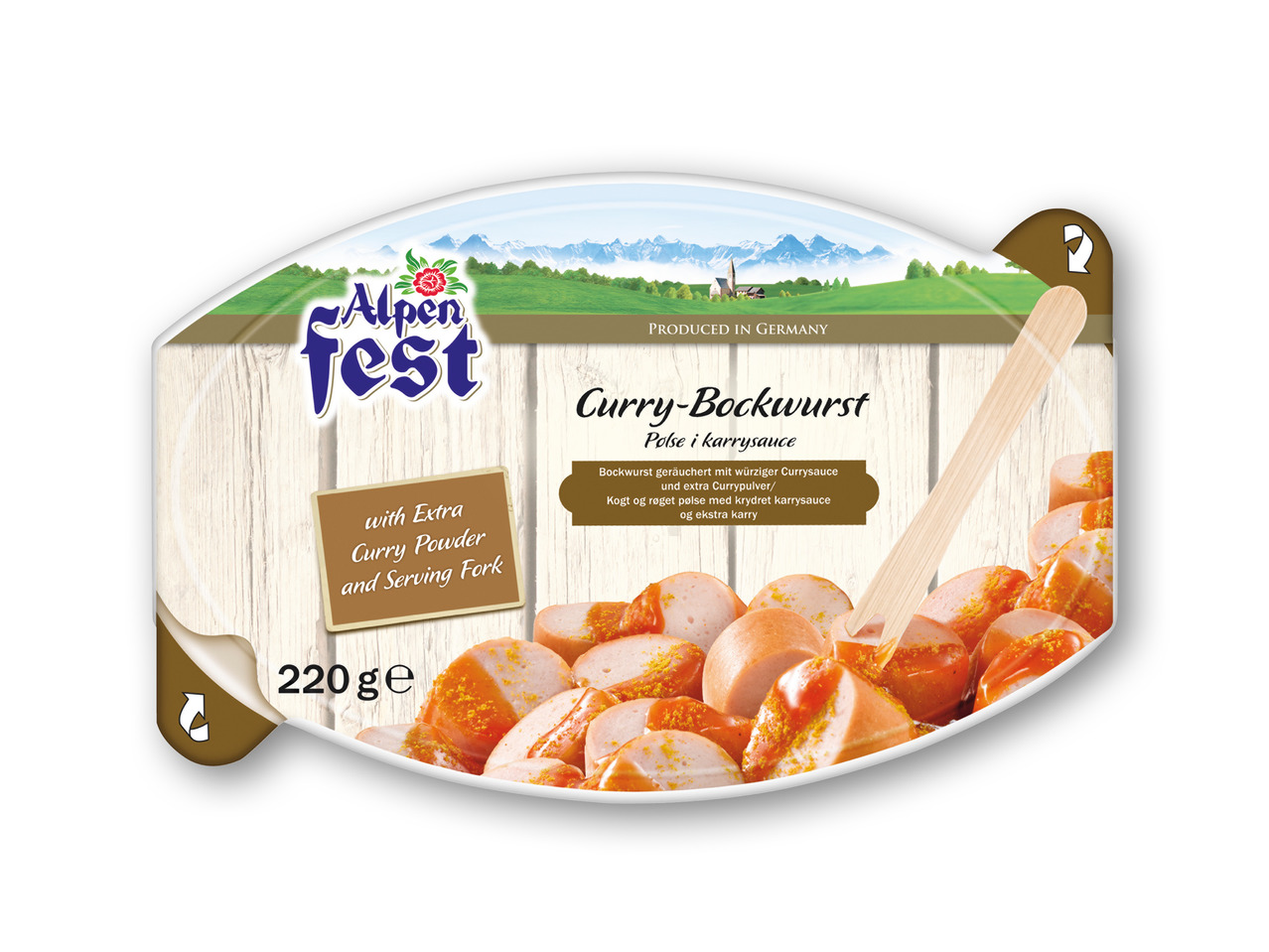 ALPENFEST Karrypølsesnack