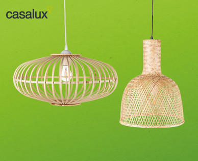 CASALUX LED-Rattan-/-Bambusleuchte