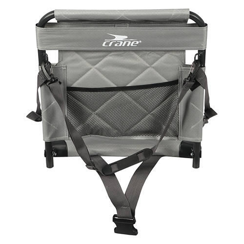 Folding Quilted Stadium Seat, Grey