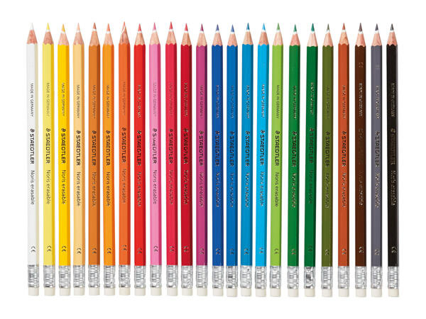 Staedtler Fibre-Tip Pens or Erasable Coloured Pencils
