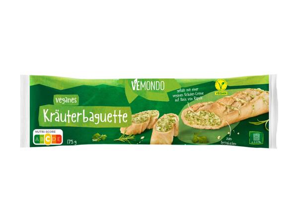 Pflanzliches Kräuterbaguette