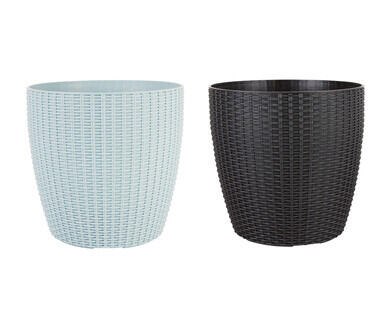 Rattan Hanging Planter 2pk or Rattan Round Pot