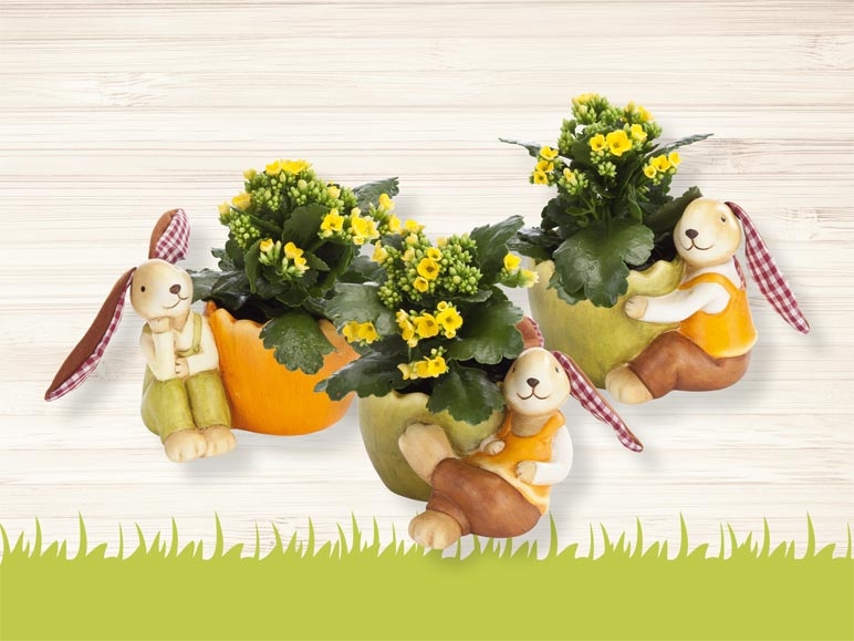 Lapin de Pâques en céramique avec longues oreilles (dès 23.3.)