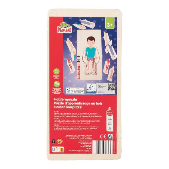 PLAYLAND(R) 				Puzzle didactique en bois