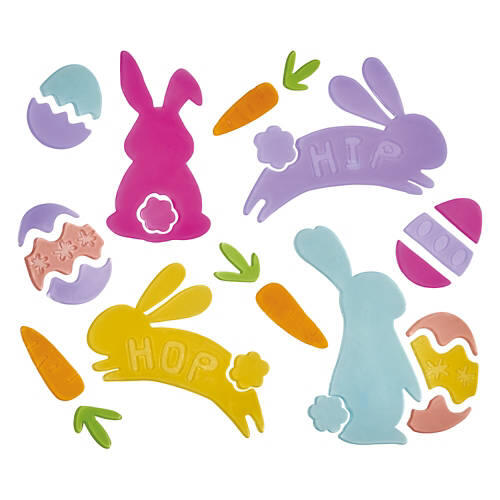 Easter Gel Clings - Bunnies