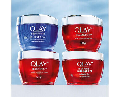 Assorted Olay Regenerist Face Creams 50g