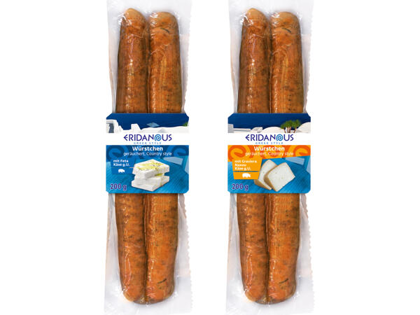 Hausmacherwürste mit Käse