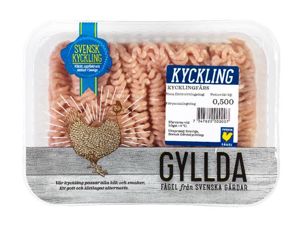 Färsk kycklingfärs
