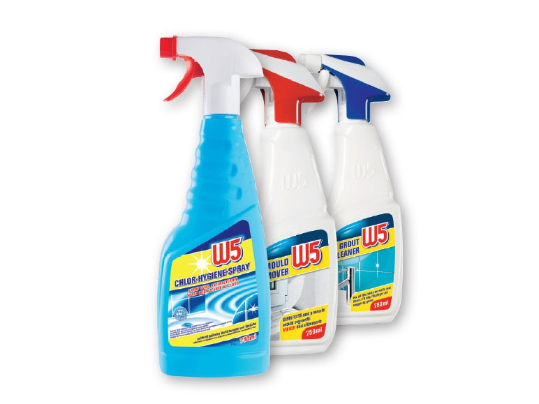 W5 Chlor-Hygiene Spray/Mould Remover/ Grout Cleaner