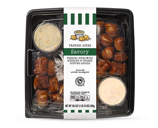 Park Street Deli Pretzel Tray with Dip Savory or Sweet - Aldi - US ...