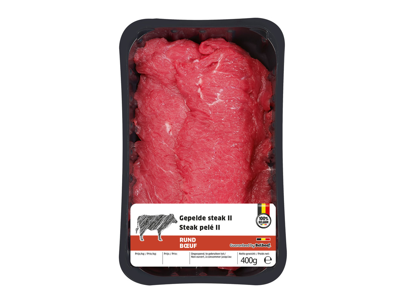Gepelde steaks