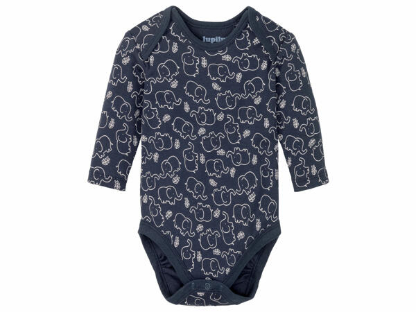 Lupilu Långärmade bodies, 2-pack
