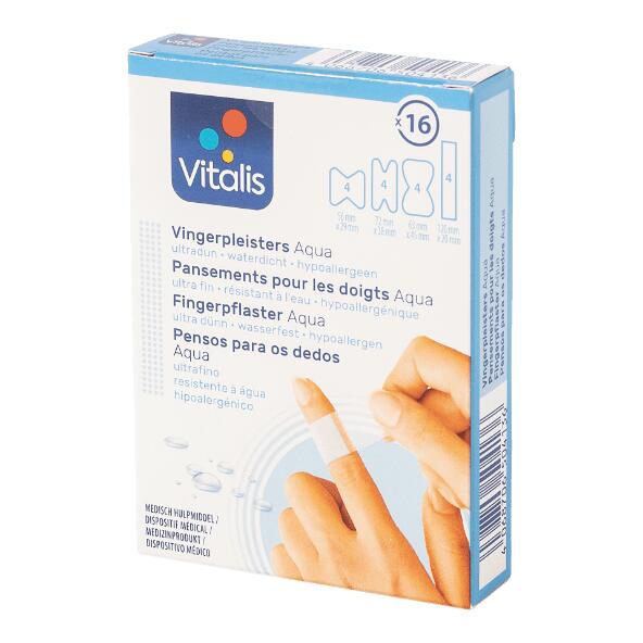 VITALIS(R) 				Pansements pour doigts, 16 pcs