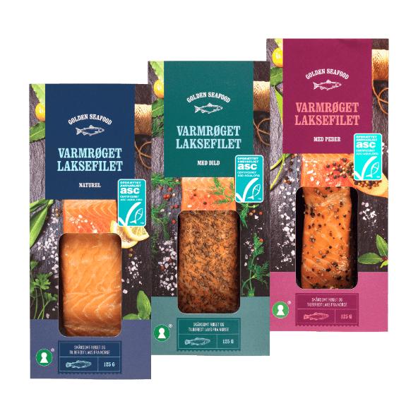 Varmrøget laksefilet