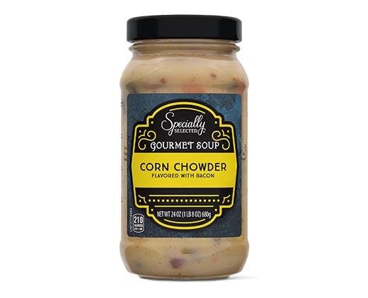 Specially Selected Corn Chowder with Bacon or Jalapeno Corn Chowder