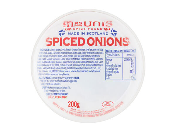 Mrs Unis Spiced Onions