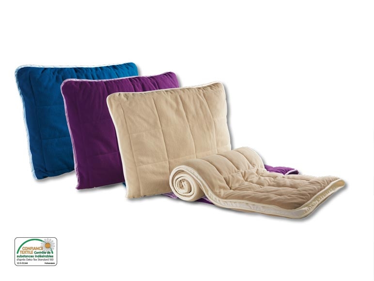 Set couette et oreiller double face en microfibre, 2 pièces ***Cet article est disponible uniquement en Suisse romande et au Tessin.***