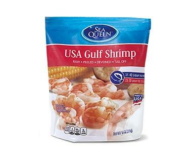 Sea Queen Large Raw, Peeled & Deveined Wild Gulf Shrimp