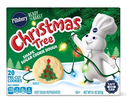 Pillsbury Christmas Tree Sugar Cookies - Aldi - US - Specials archive