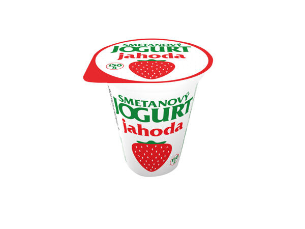 OVOCNÝ SMETANOVÝ JOGURT