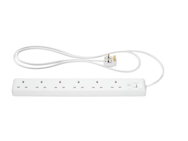 6 Socket Extension Lead