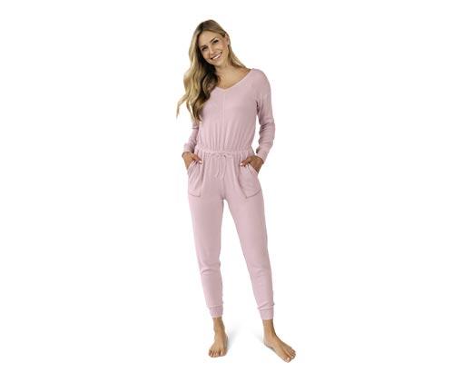 Serra 
 Ladies' Long-Sleeve Cozy Lounge Romper