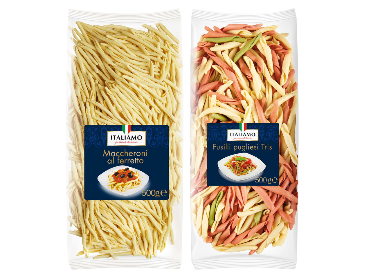 ITALIAMO Maccheroni al ferretto oder Fusilli pugliesi Tris