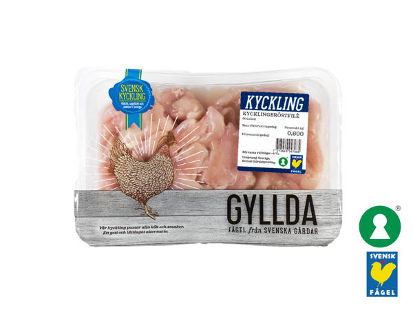 Strimlad kycklingbröstfilé