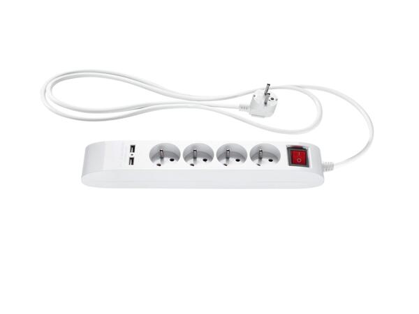 SILVERCREST(R) ZÁSUVKOVÁ LIŠTA S USB