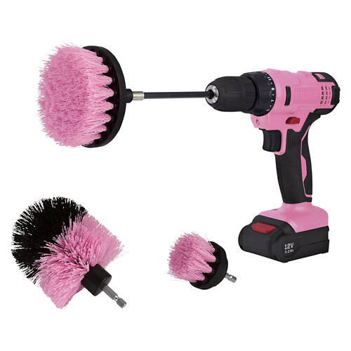 Power Drill Brush Set, Muave