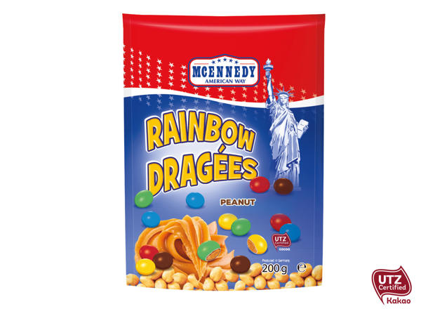 Dragéer med jordnötssmör