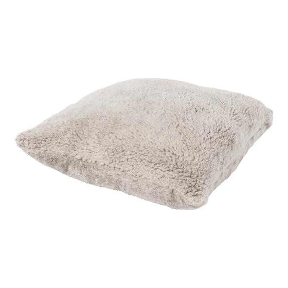 HOME CREATION(R) 				Coussin décoratif en teddy