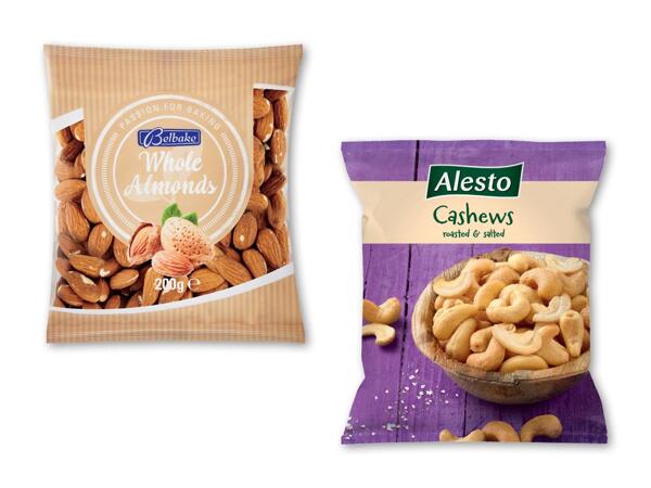 ALESTO Cashewnødder eller hele mandler