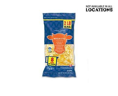 Happy Farms 2 lb. Shredded Mexican Cheese