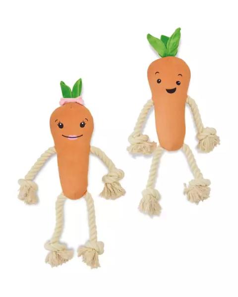 Kevin the Carrot Dog Toy