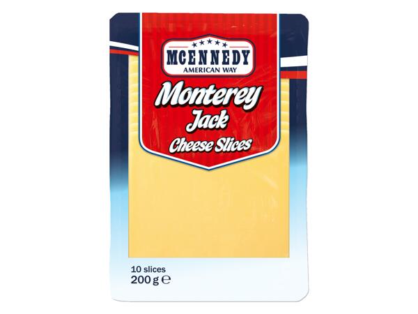 Monterey Jack Cheese Slices