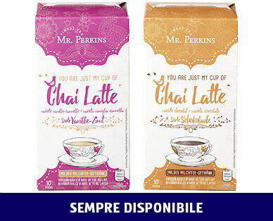 MR. PERKINS 
 CHAI LATTE