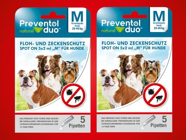 Zecken Spot-On für Hunde oder Katzen