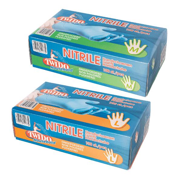 TWIDO HOUSEHOLD(R) 				Nitrilhandschuhe, 100 St.