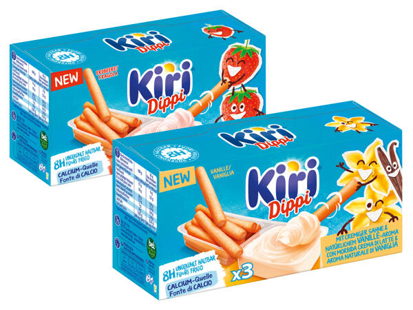 Kiri Dippi Classic, Vanille oder Erdbeer