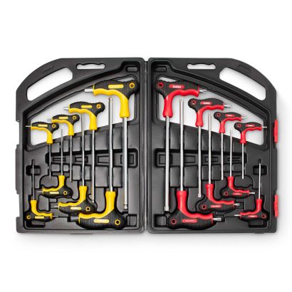 Torx- und Innensechskantschlüssel-Set, 16-teilig