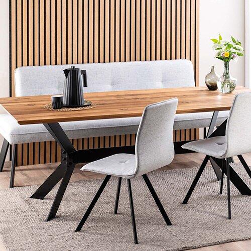 Bankteil Rustic, grau