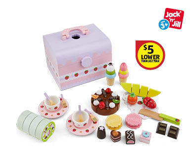 Wooden High Tea Set