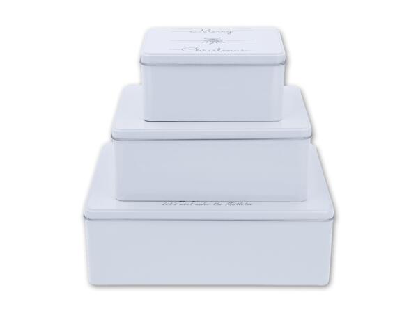 Keksdosen-Set, 3-teilig