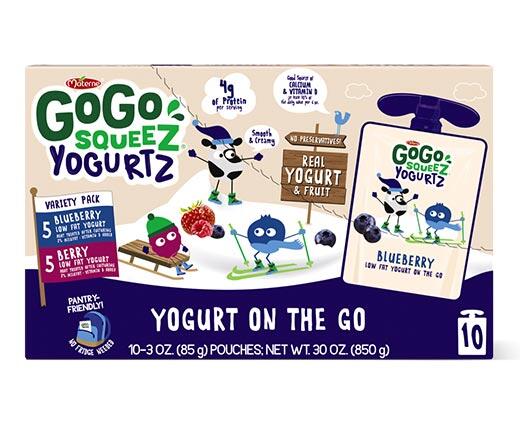 GoGo squeeZ 
 YogurtZ Blueberry & Berry