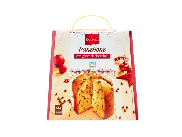 Panettone with chocolate chips